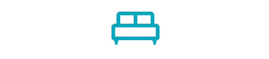 Icon of a bed.
